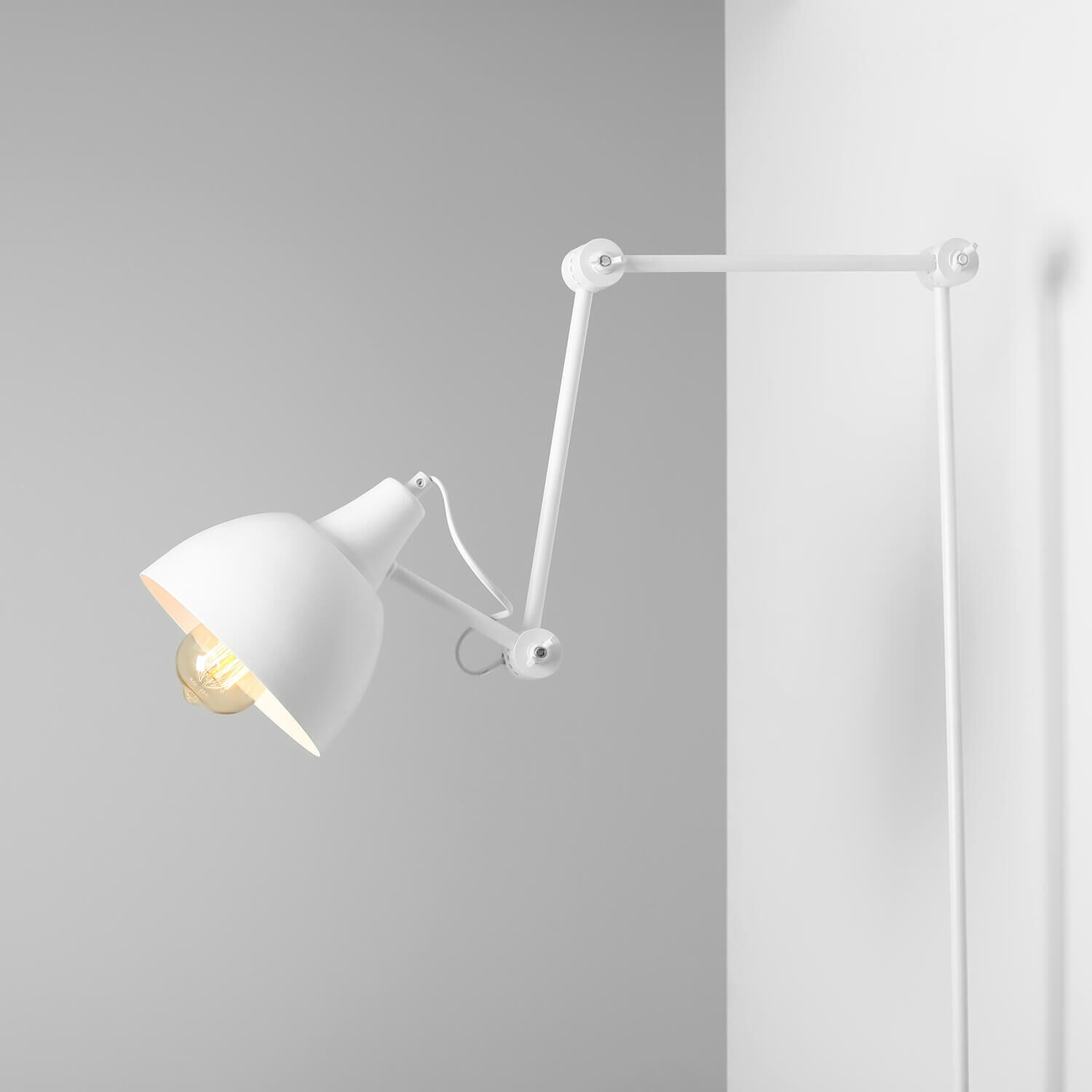 Wandleuchte Weiß Modern Design Leseleuchte Wand