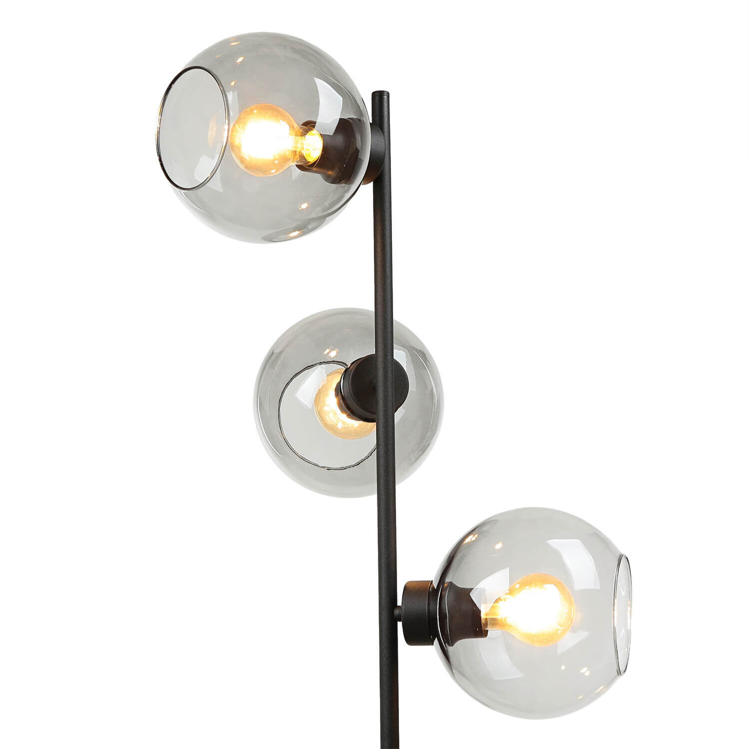 Stehlampe KALETE in Graphit 160cm Wohnzimmer Lampe