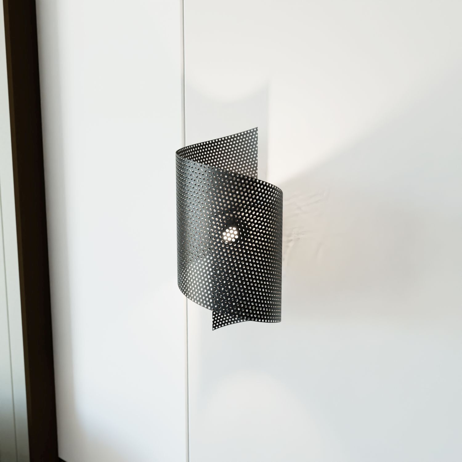 Wandleuchte Metall stilvoll G9 T:17 cm Schwarz Modern