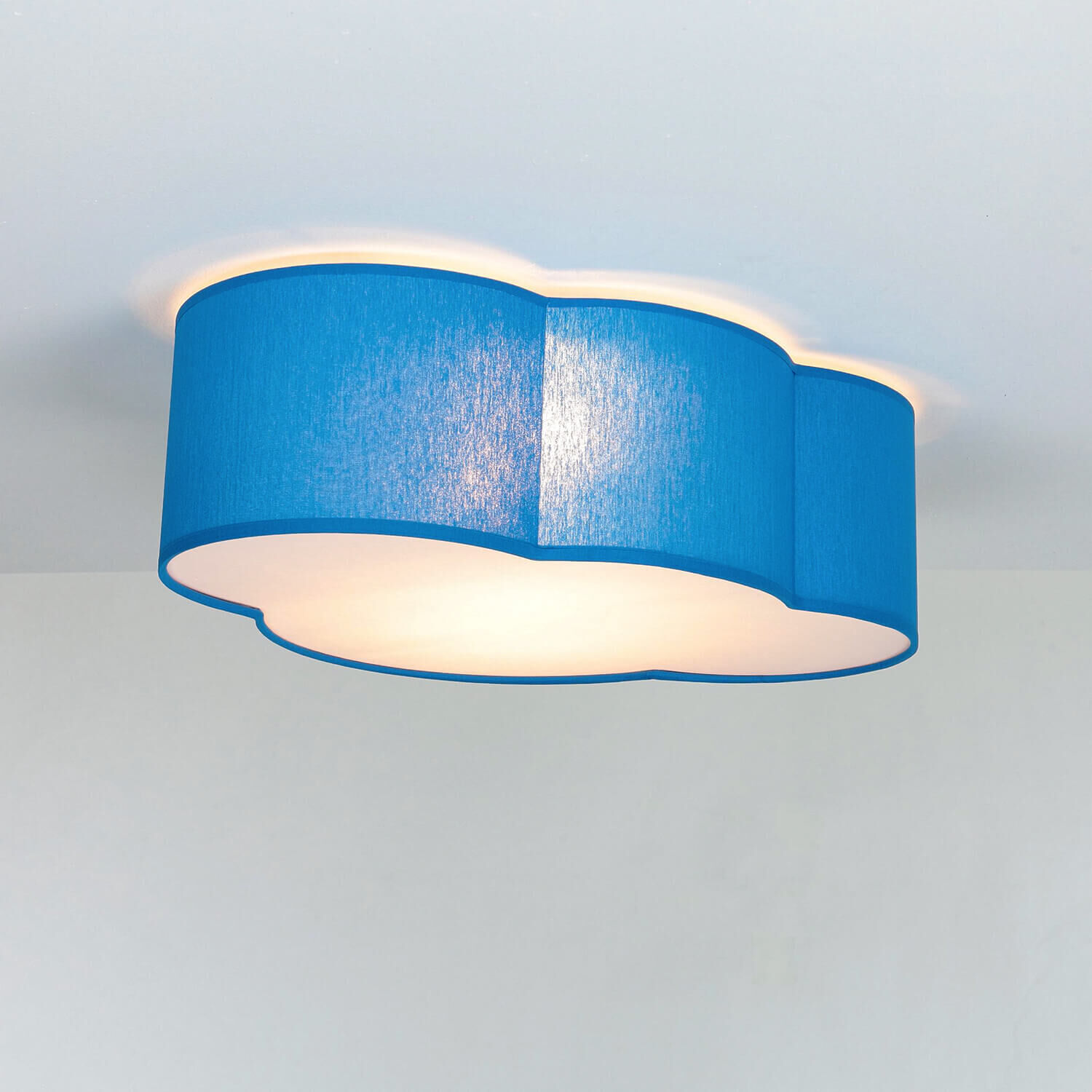 Kinderzimmerlampe WOLKI Blau Decke Wolkenlampe