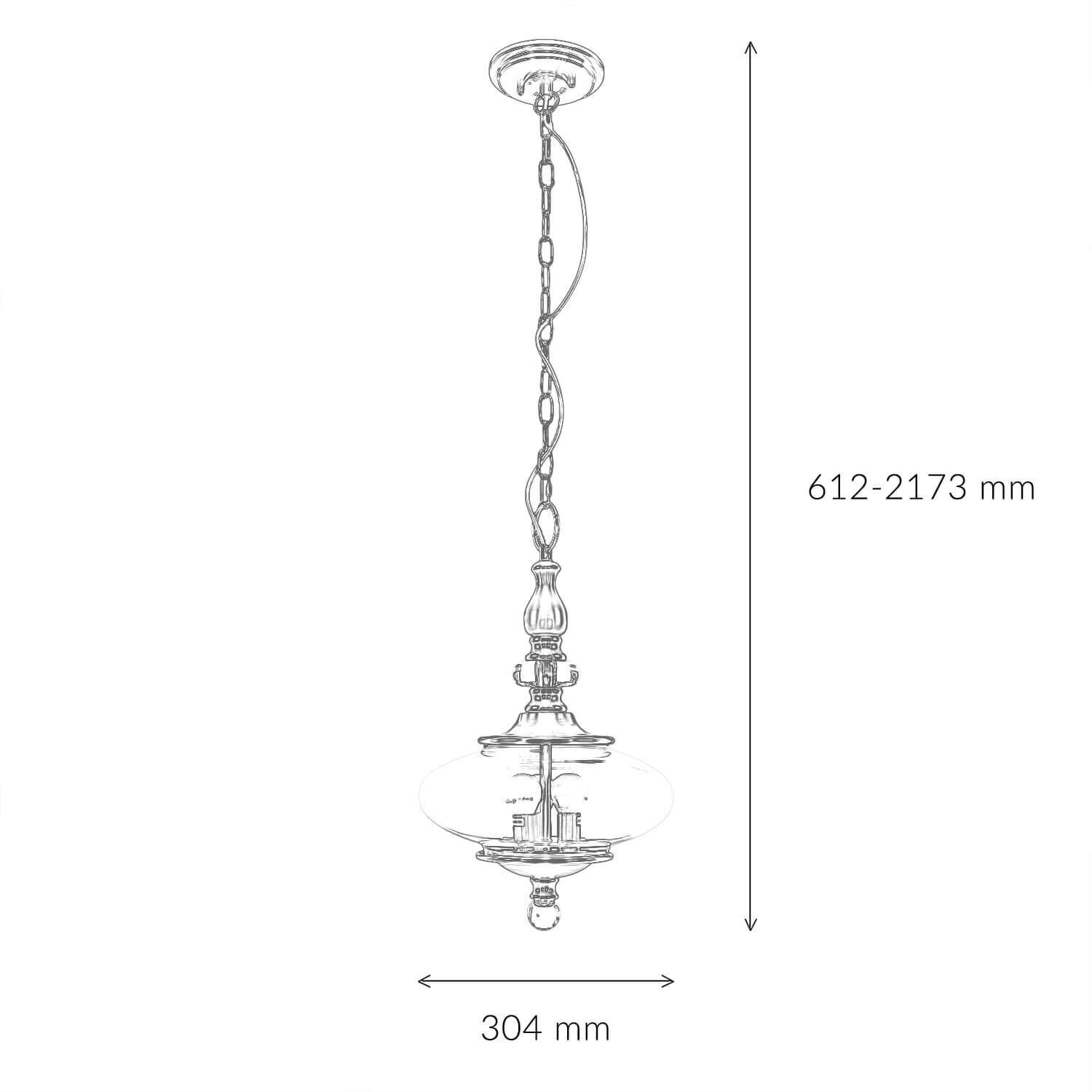 Pendelleuchte LYN Messing Ø30cm kürzbar Lampe