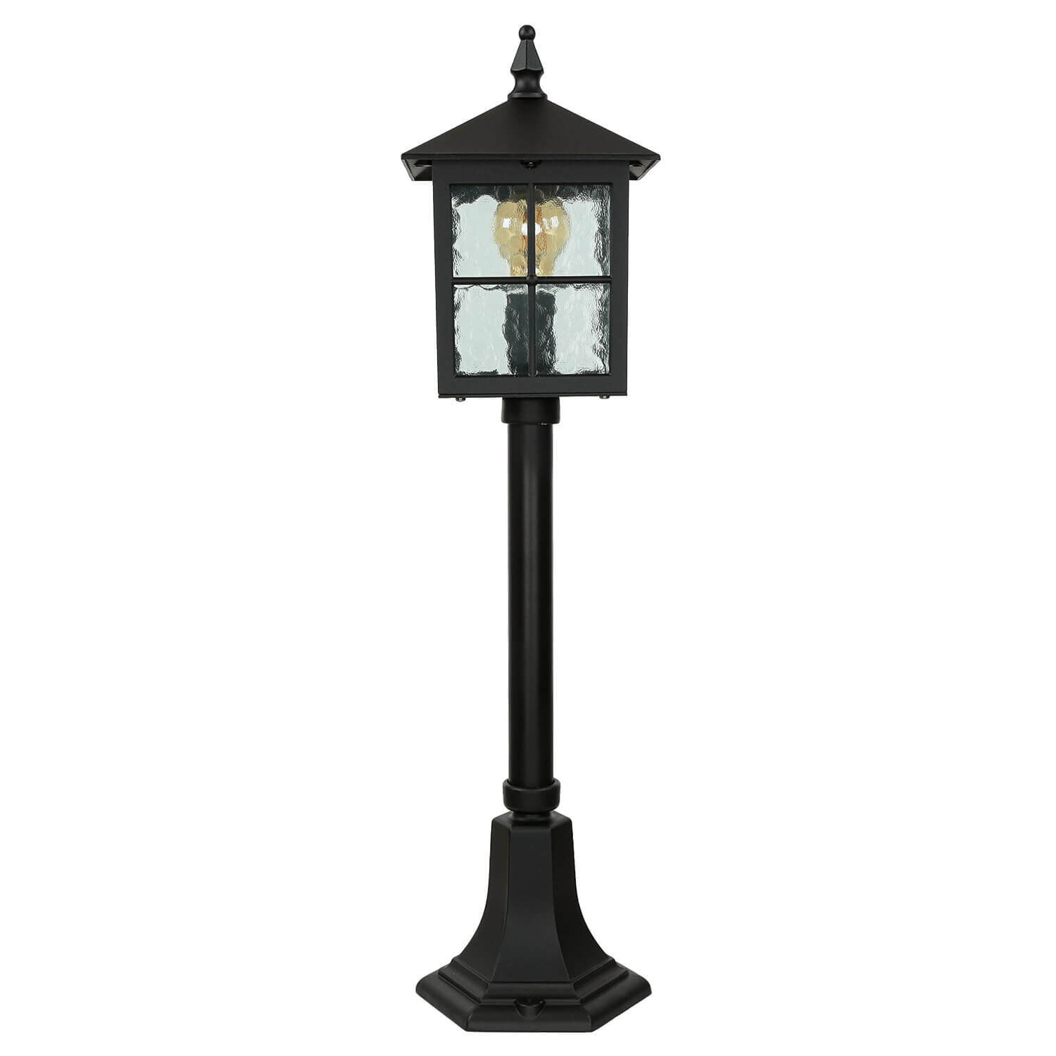 Außenleuchte BAARLE 76cm Schwarz IP43 Aluminium