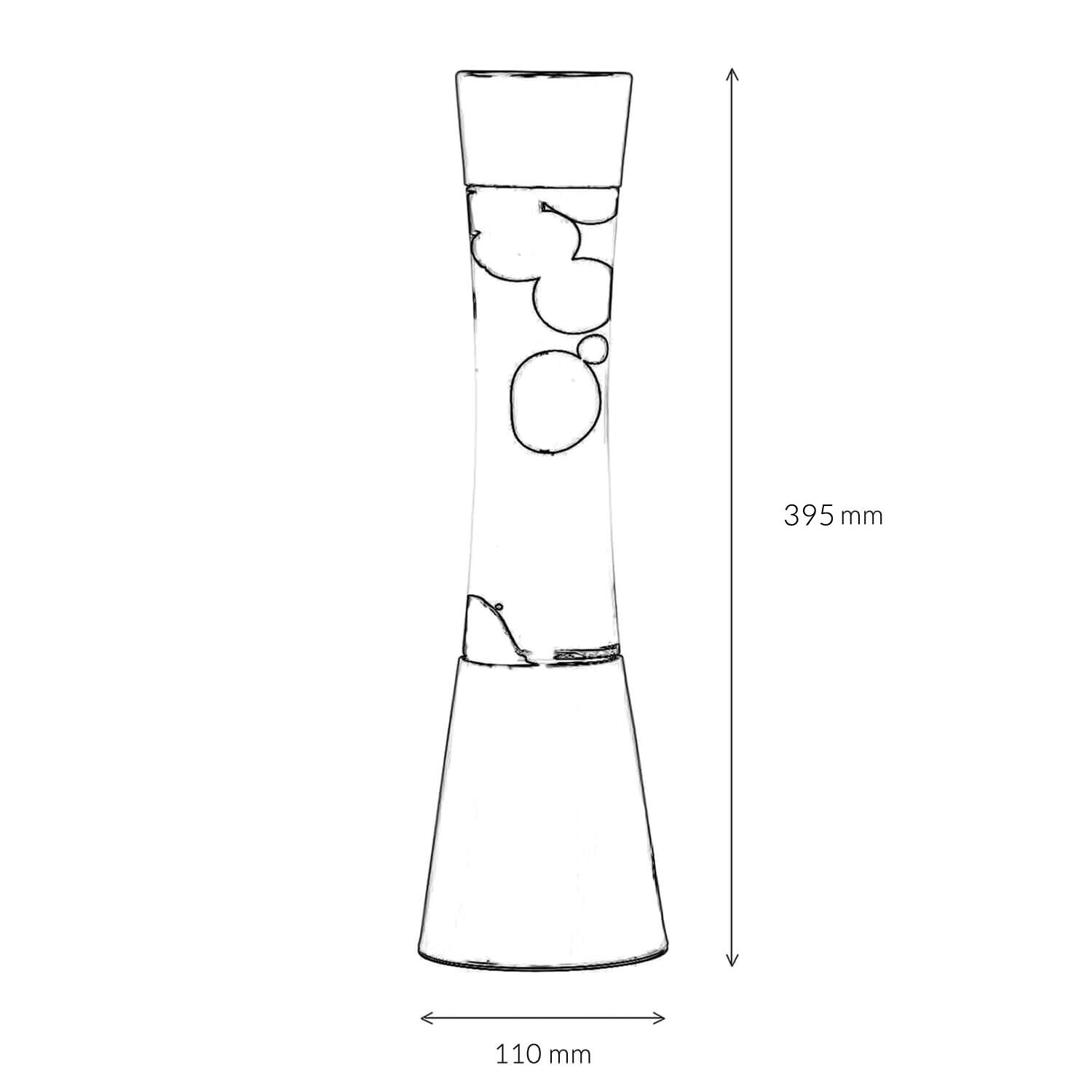 Frische Lavalampe Grün SANDRO 39cm Stimmungslicht