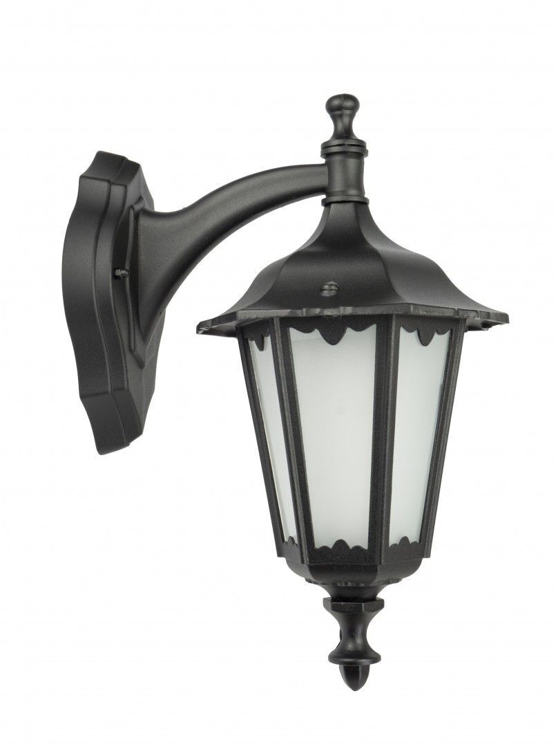 Wandlaterne Rustikal IP43 Schwarz E27 Außenlampe