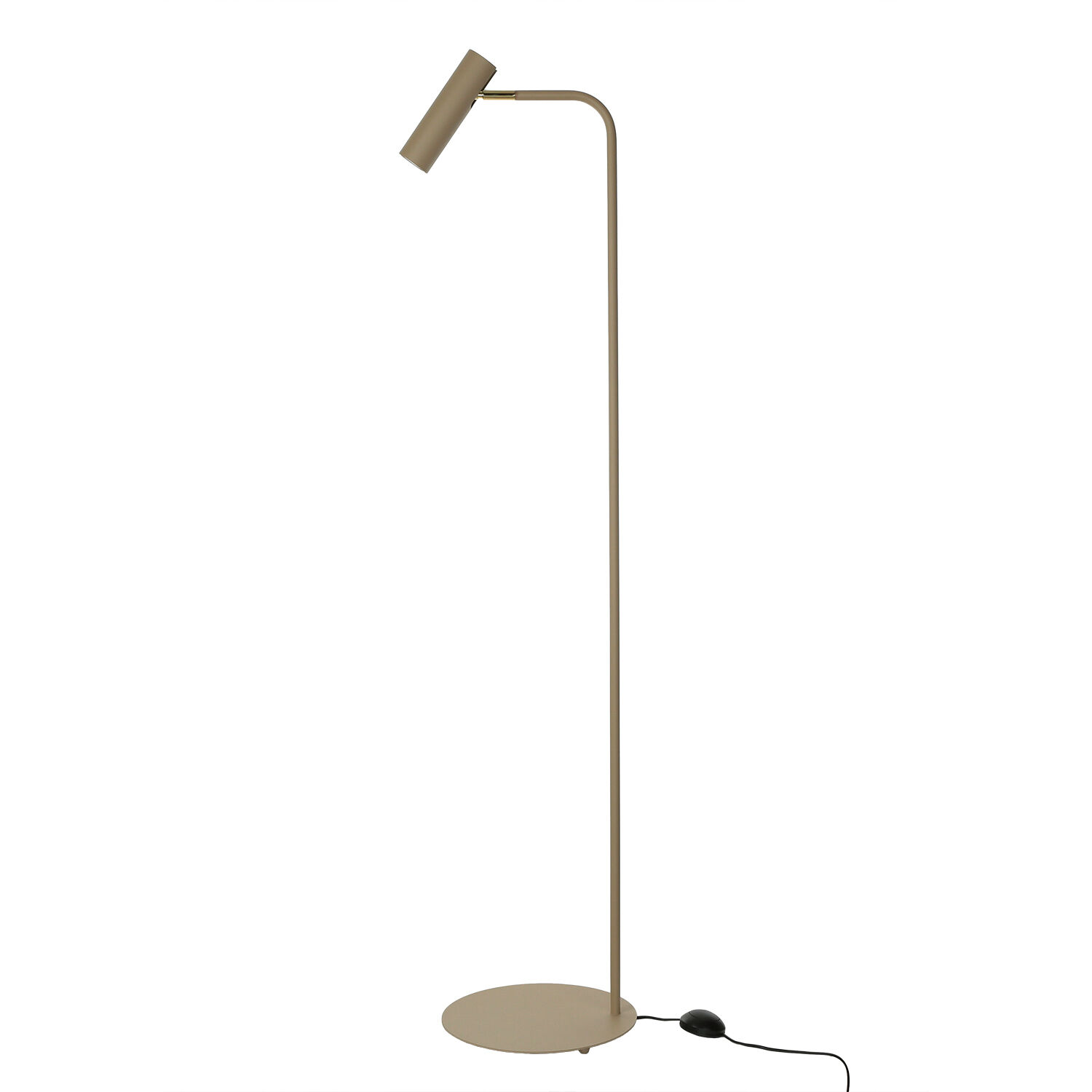 Stehlampe Metall GU10 verstellbar 159 cm in Beige Gold