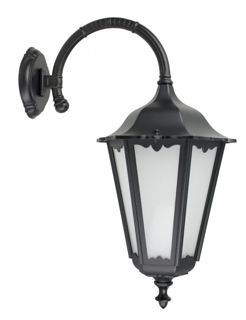 Außen Wandlampe DILSEN Schwarz IP43 Rustikal E27