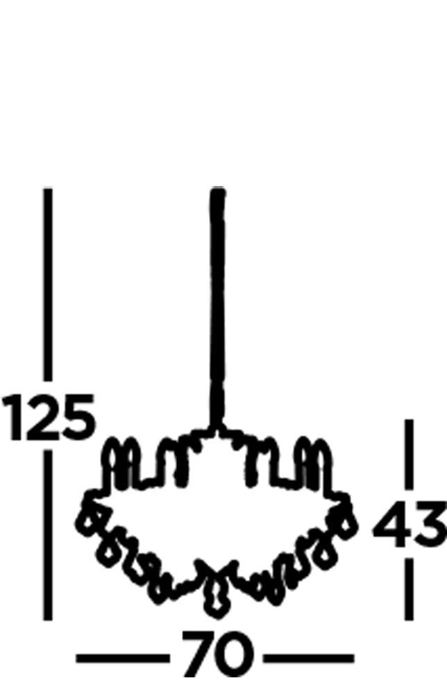 Kronleuchter Kristall Ø 70 cm in Messing Antik 8x E14