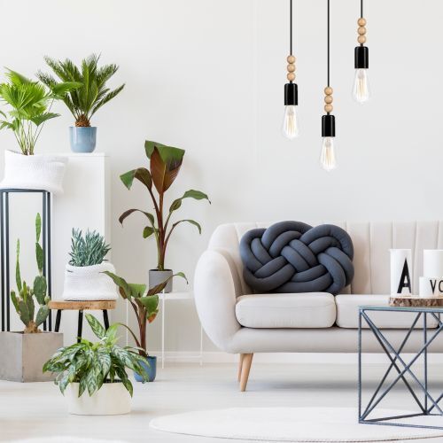 Hängelampe CHANIA Schwarz lang Esstisch Lampe