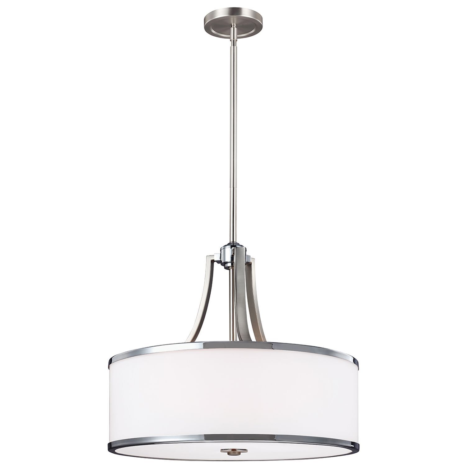 Deckenleuchte ILVY Chrom Ø47cm verstellbar Lampe