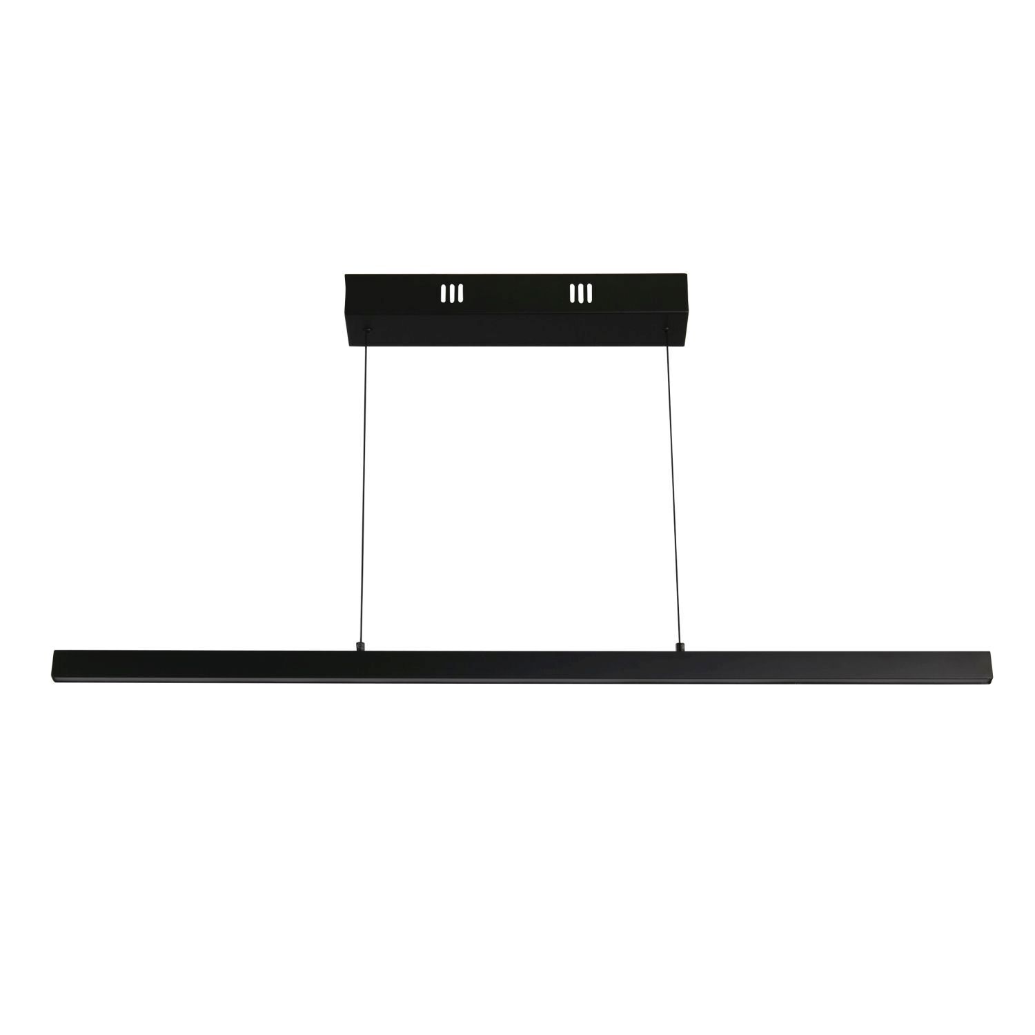 Dimmbare LED Pendelleuchte Schwarz Metall 101,5 cm 29 W