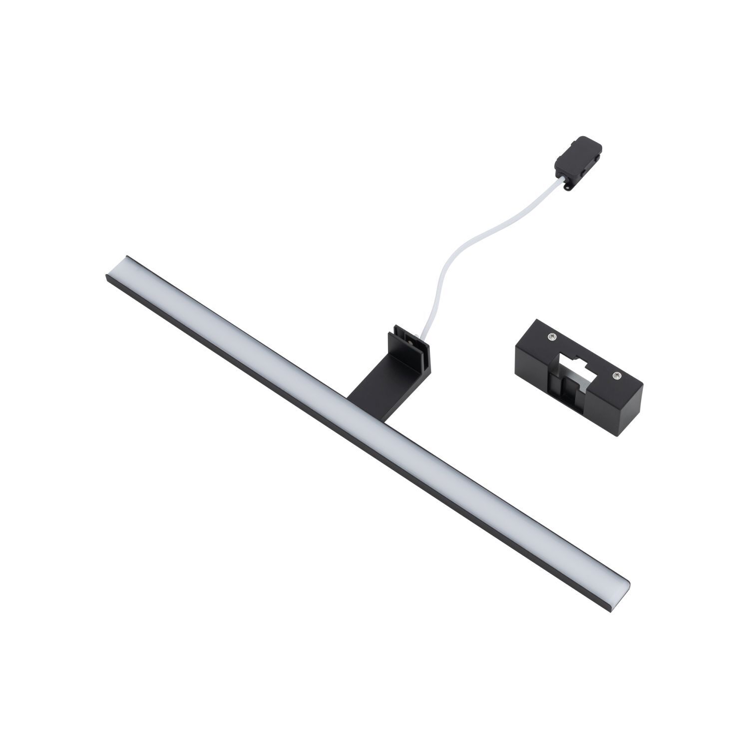 Spiegelleuchte LED Schwarz IP44 3000 K 850 lm Aluminium